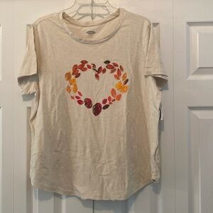 Old Navy Fall Tee. 100% Cotton. NWT